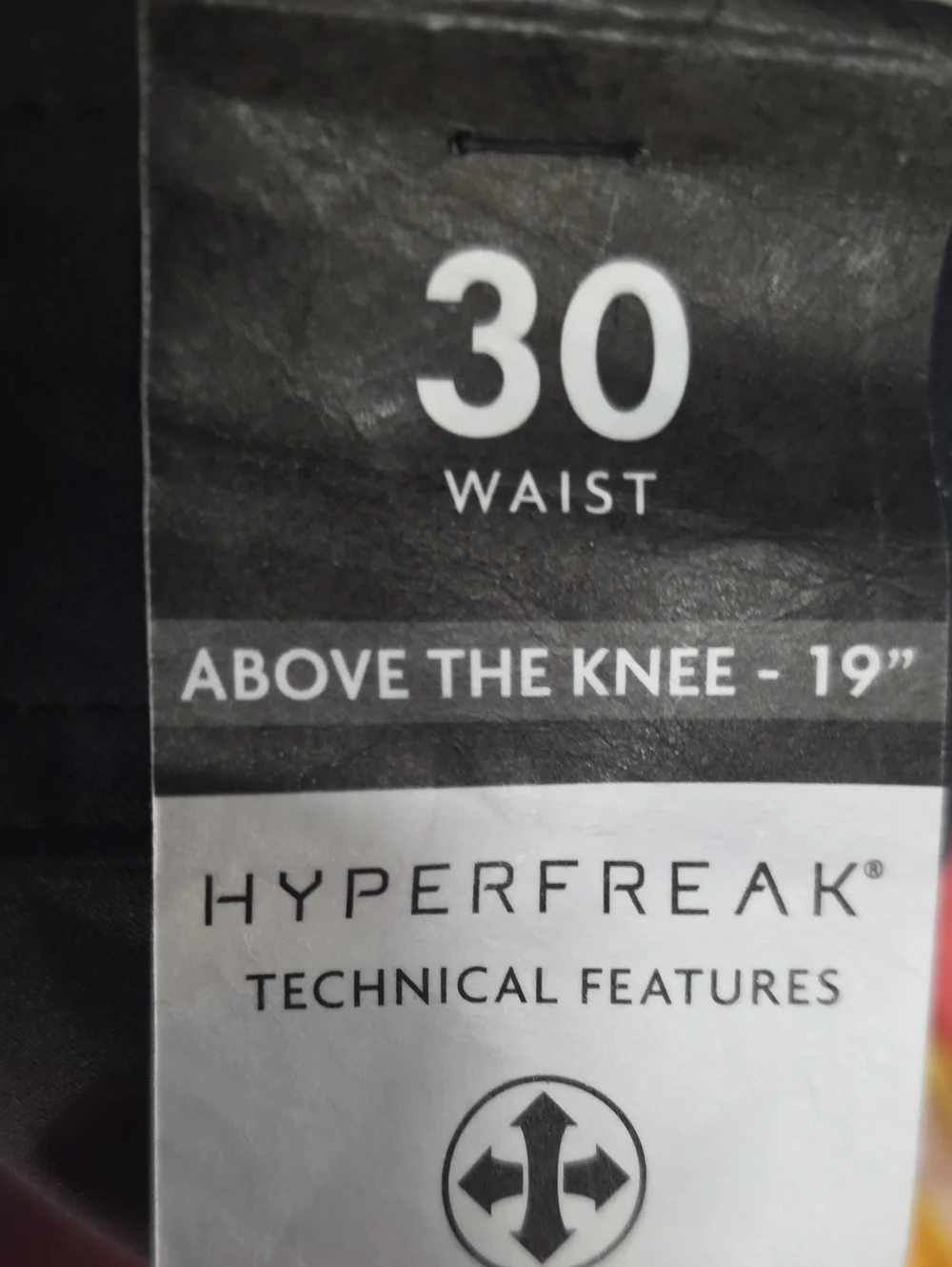 NWT Men’s Multi Colored HYPERFREAK HEATFADE 19” Board Short. Size W 30” L 19”
